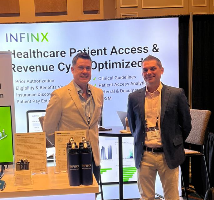 Infinx - Tradeshow Event - Booth Healthcare Patient Access And Revenue Cycle Optimized David Byrd