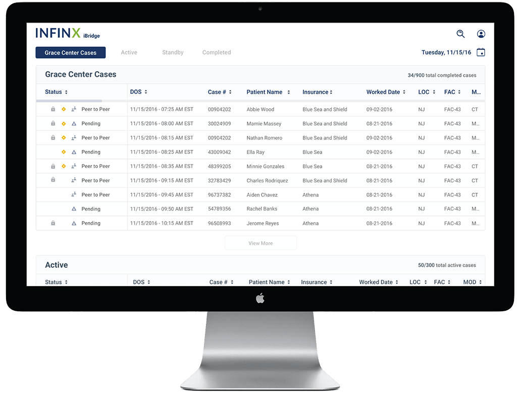iBridge dashboard