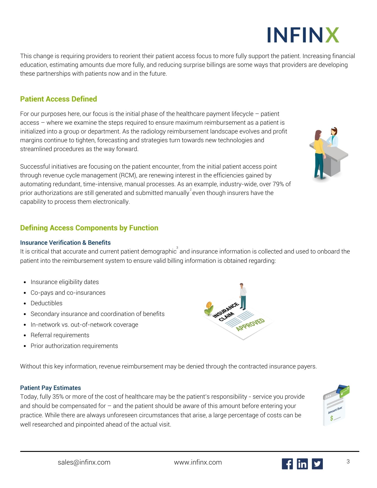 Infinx - White Paper - Guide to Automated Patient Access for Radiology - May 2021 3