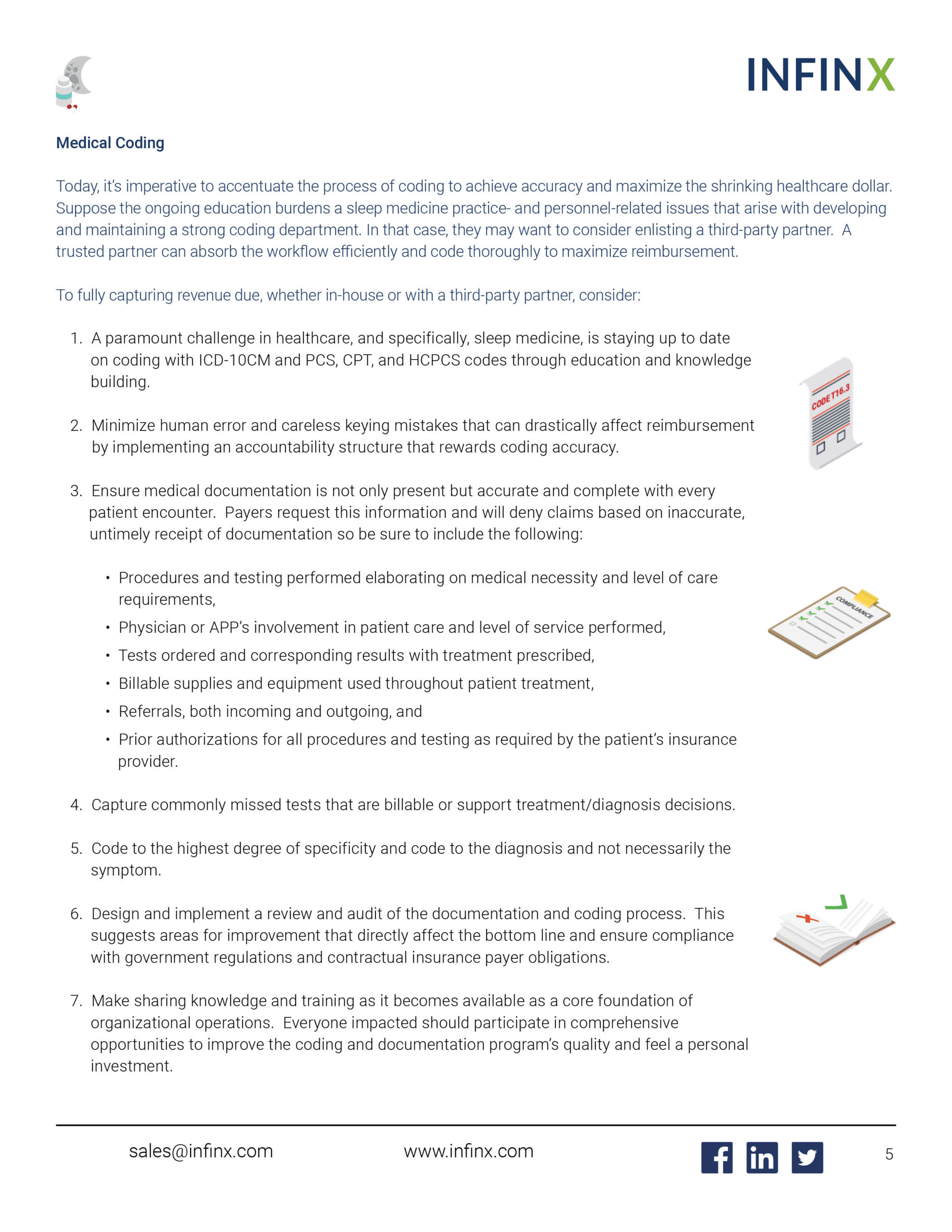 Infinx - White Paper - Innovative Solutions for the RCM Lifecycle in Sleep Medicine - May2021 5