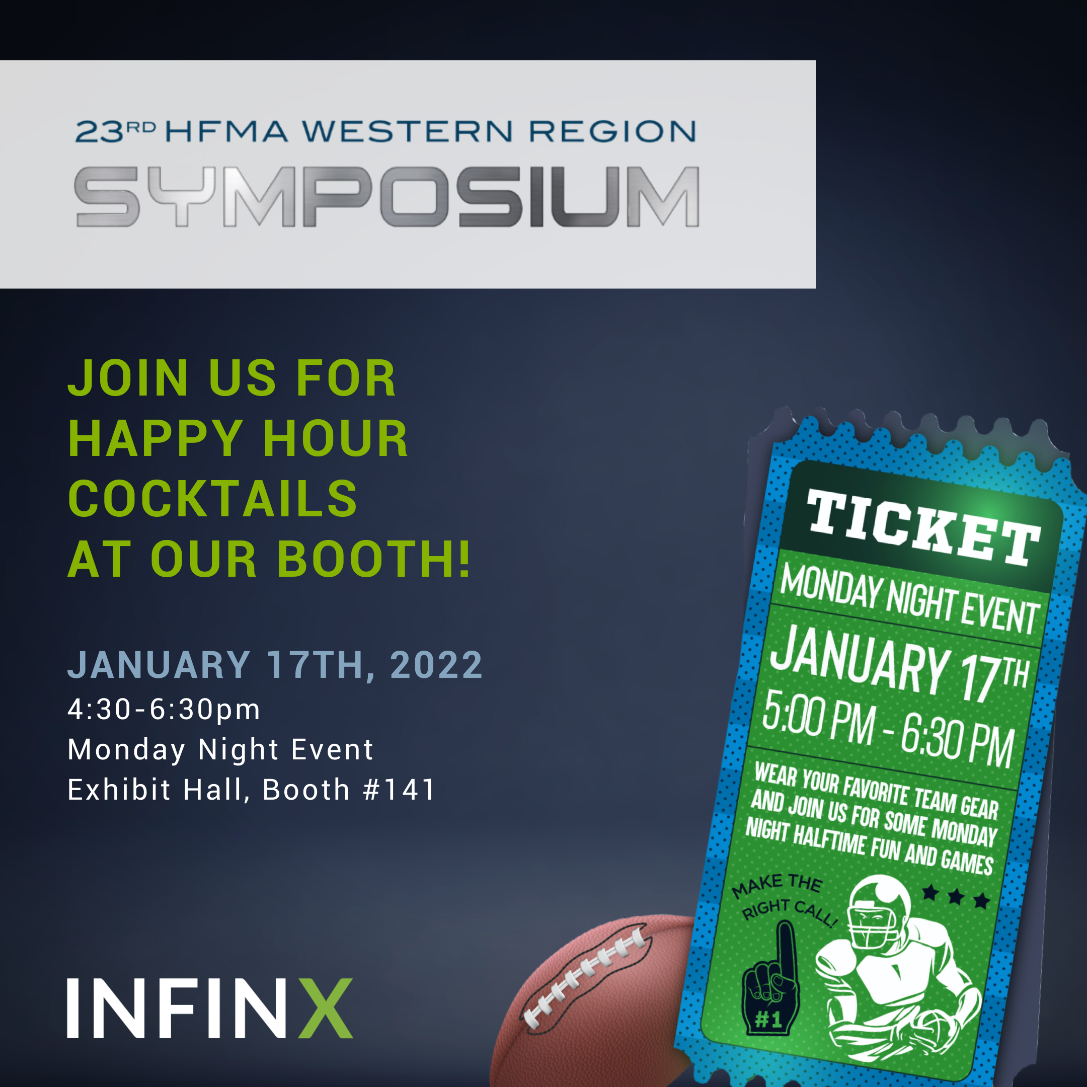 Infinx HFMA Western Region Symposium Monday Night Event