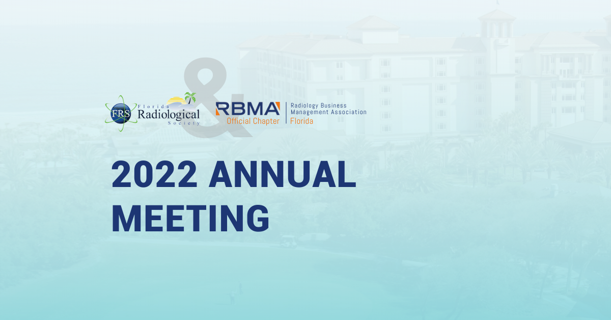 Infinx - Tradeshow - 2022 Florida Radiological Society and FRBMA Annual Meeting