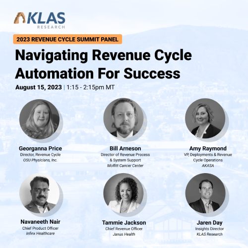 [Tradeshow] KLAS 2023 Revenue Cycle Summit