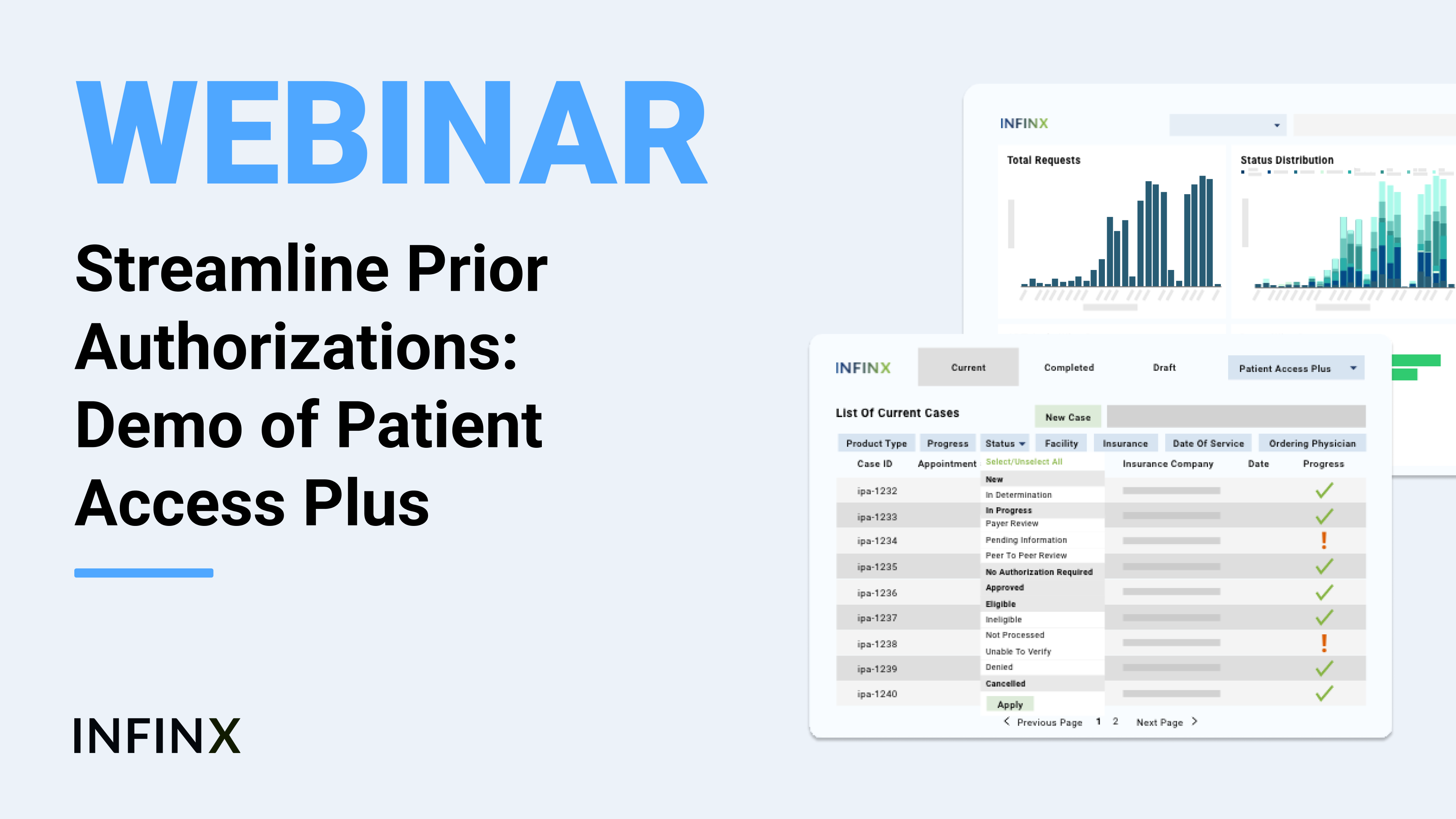 Streamline Prior Authorizations Live Demo Of Patient Access Plus Infinx Office Hours Revenue Cycle Optimized