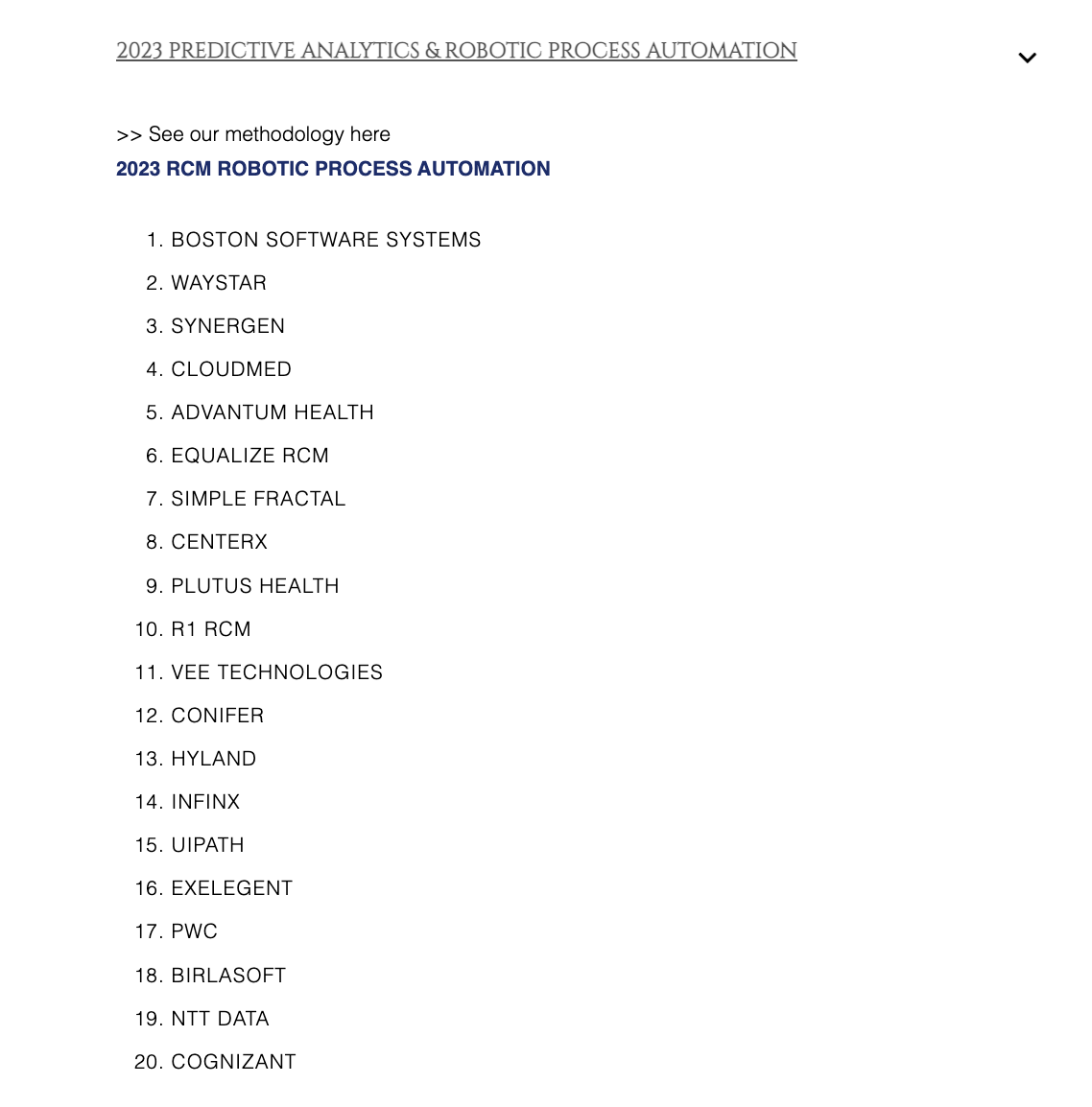 Infinx - News - Image - Infinx Named Predictive Analytics And Robotic Process Automation Black Book Research 2023