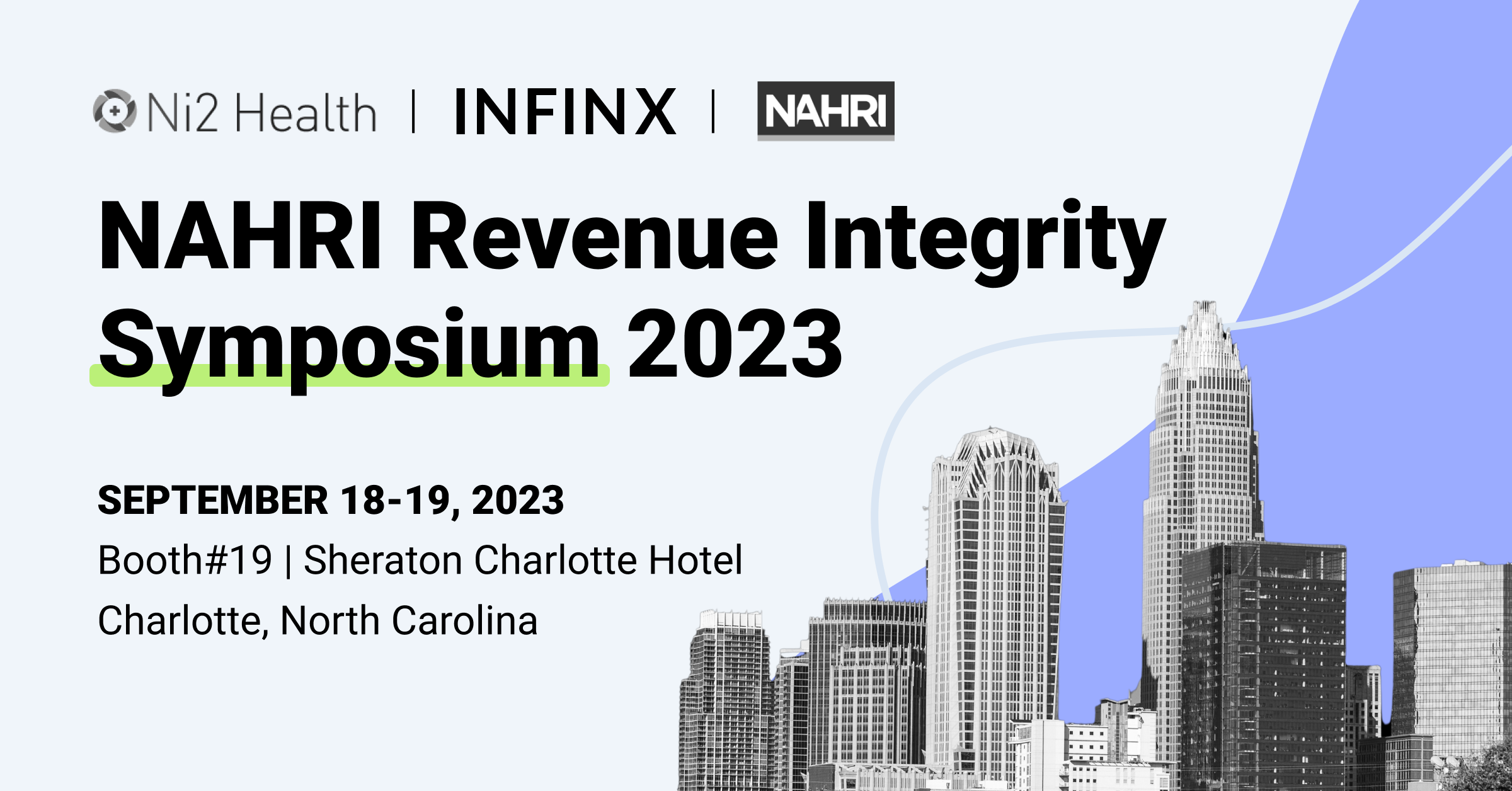 Infinx - Tradeshow Event - NAHRI Revenue Integrity Symposium 2023