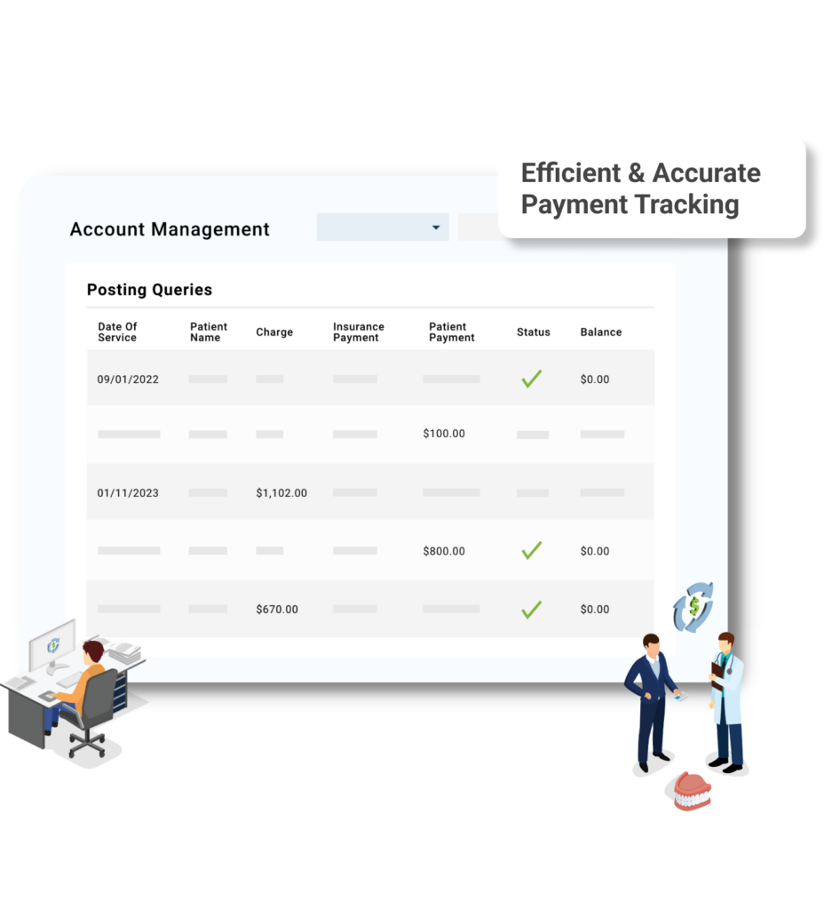 Infinx – Solutions – Dental Revenue Solutions – Keep Track of Dental Reimbursements – Payment Posting – Efficient And Accurate Payment Tracking