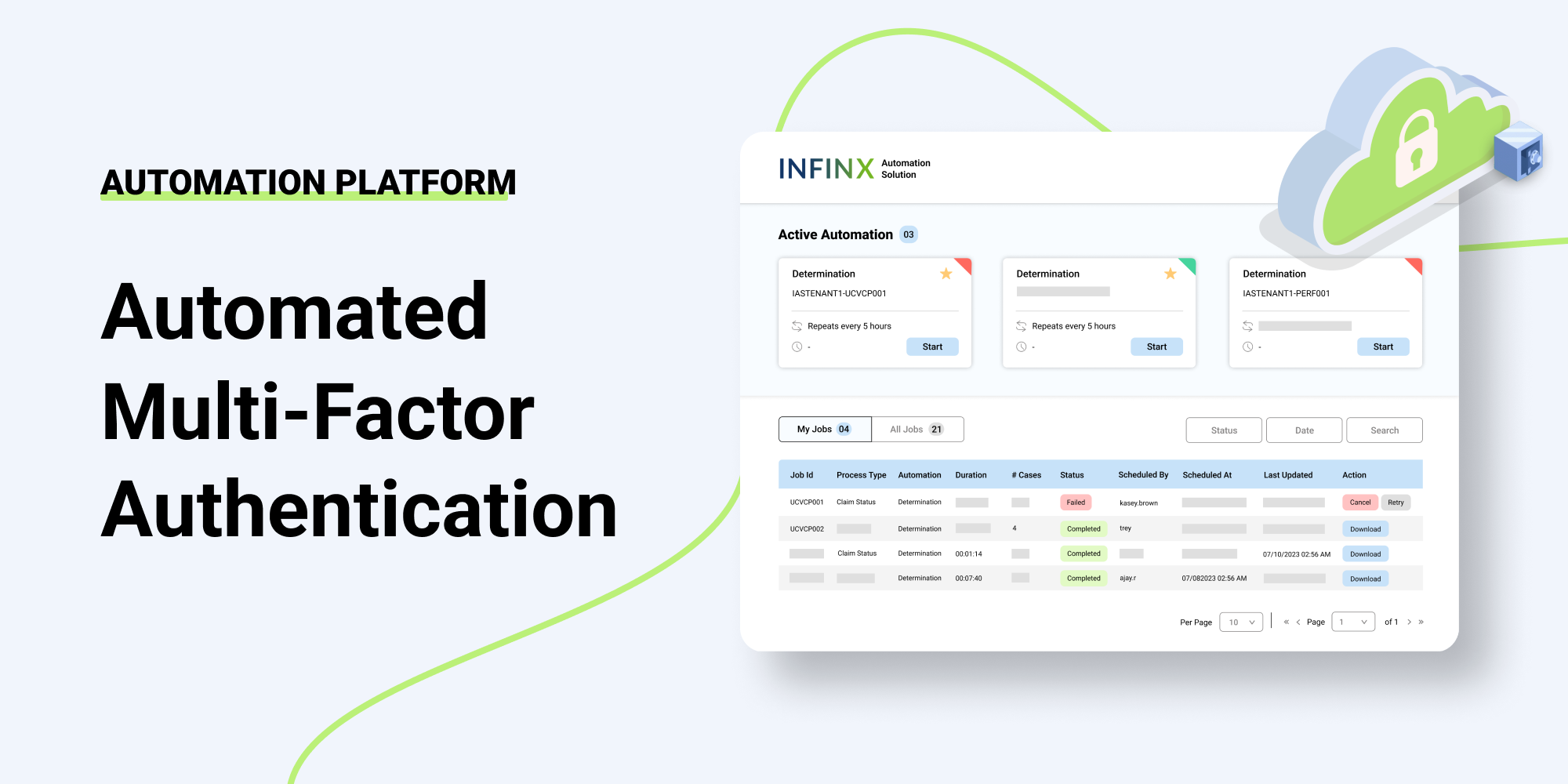 Infinx Automation Update: Multi-Factor Authentication Security Enhancement