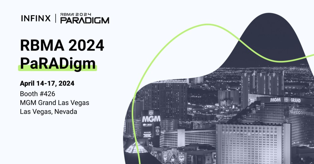 Infinx - Tradeshow Event - RBMA PaRADigm 2024 Booth 426