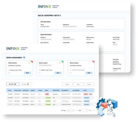 Infinx - Solutions - RCM Health Check Dashboard Request A Demo
