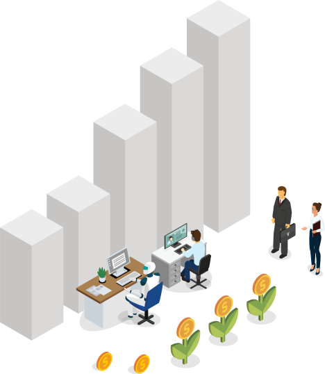 Infinx - Icons - Team With Increasing Revenue