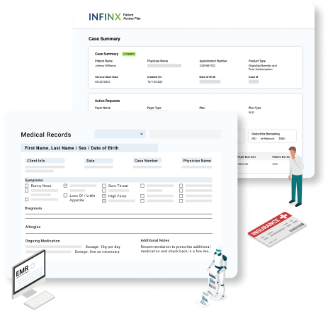 Infinx Eligibility & Benefits Demo Page Example