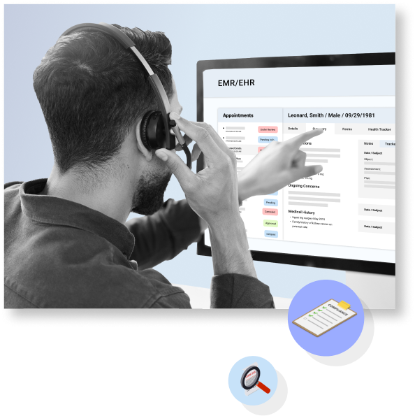 Resolve patient questions and concerns with ease Resolve patient questions and concerns with ease