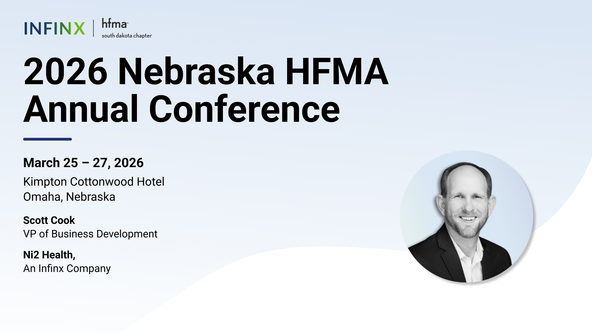 Infinx at the Nebraska HFMA Annual Conference & Sapphire Anniversary Gala 