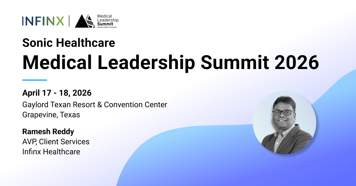 Sonic Healthcare Medical Leadership Summit 2026 – Email – Infinx – 040726